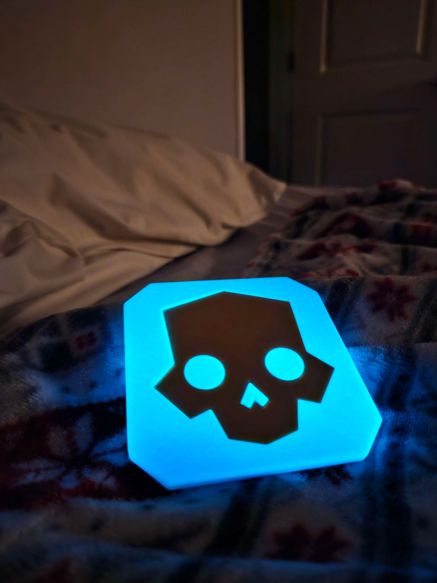 Glow-In-The-Dark Helldivers 2 Coaster, 2 Pack, 3D Printed, Handmade Hell Divers Coaster Gift, Hell Divers Game Prop, Family Gift, Liberty