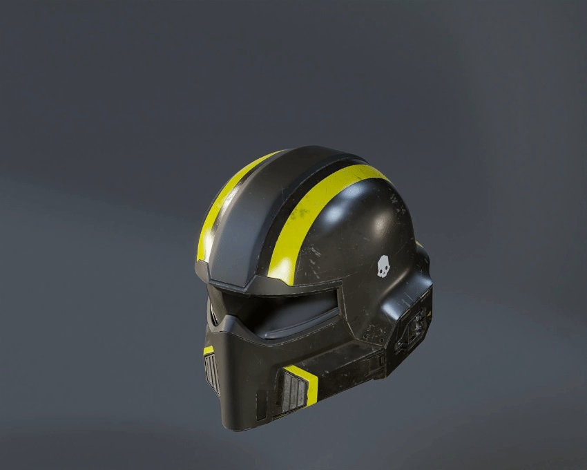 Representing the helmet in 3D Modeling Software with full paint